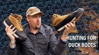 On the Hunt for Modern Duck Boots The Huckberry AllWeather Overland Boots menswear boots [upl. by Nnairrehs]