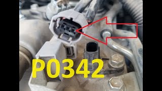 Causes and Fixes P0342 Code Camshaft Position Sensor quotAquot Circuit Low Bank1 or Single Sensor [upl. by Aruam]