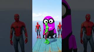 GTA 5 Spiderman Ragdolls  Jumps  Fails ep135 shorts [upl. by Aelegna954]