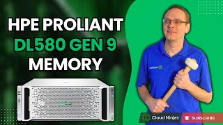 HPE ProLiant DL580 Gen9 Memory Overview amp Upgrade  How to Install Memory  DDR4  RAM Install [upl. by Jonna366]