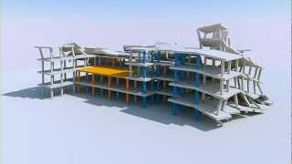 Blender Physics  Building Collapse [upl. by Eehc]