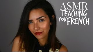 ASMR Teaching You French  some hand movements  countdown [upl. by Amitak]