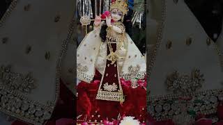 Kanha ji shringar at home 💕 💕 thakurjishringar laddu shringar hindugod viralvideo shorts [upl. by Irvin221]