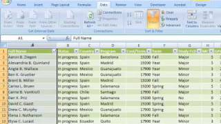 007  Excel Split one data column into multiples [upl. by Denae]