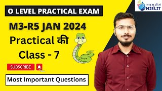 Python M3R51 Practical Exam Preparation Class 7  O Level Practical ki taiyari ComputerG [upl. by Negris199]