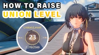 How to Increase your Union Level EXP to 14 and 21 ► Wuthering Waves [upl. by Ydroj]