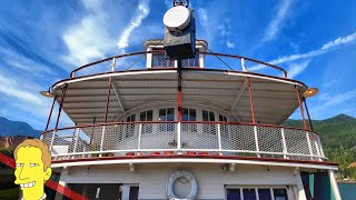 SS MOYIE STERNWHEELER  Worlds Oldest Passenger Sternwheeler  Kaslo BC [upl. by Ainesej]