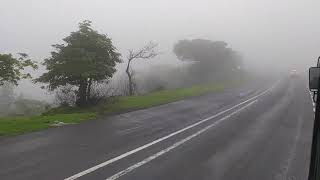 Driving in fog  Danger  Kasara ghat road Fog city [upl. by Aydiv]