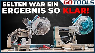 GIGANTENDUELL Kapp und Gehrungssägen  Bosch GCM12 GDL vs Makita LS1219L im Vergleich   Verlosung [upl. by Notsahc]