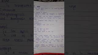 Respiratory system bsc 1st year notes anatomy and physiology video viralvideo shortvideo short [upl. by Ldnek839]