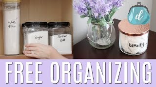 FREE SmudgeProof Labels  Organizing Containers awesome hack [upl. by Saraann]