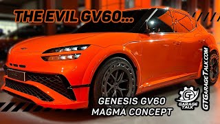 Genesis GV60 Magma Concept Debuts in New York [upl. by Akehsal]