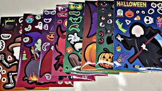 🌈PaperDiy🌈 Satisfying with Stickers Book Discover Paper DIY with Halloween Stickers So Satisfying [upl. by Anpas]