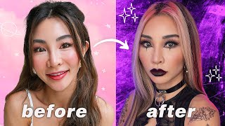 GRWM Transforming Myself Into An Emo Girl 🖤 [upl. by Ashti174]