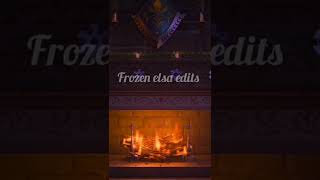 Arendelle castle yule log  trailer shorts  Frozen elsa edits [upl. by Atirat]