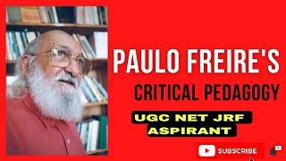 Paulo Freire Contribution Of Educational Thinker UGC NET  SETBEdMEdAll Teaching Exam [upl. by Paloma808]