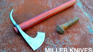 Forging a Tomahawk from a Railroad Spike [upl. by Bowne]