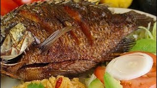 Mojarra frita al mojo de ajo riquísima  Tips para freir pescado y postas  como freir pescado [upl. by Franklin]