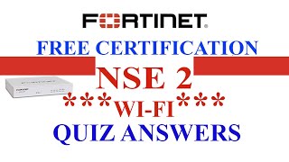 NSE2 Wifi Quiz Answers [upl. by Spiros]