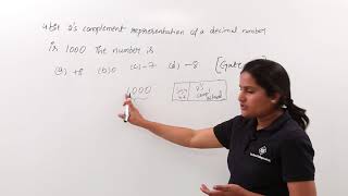 2s Complement Representation Previous GATE Problem 4 [upl. by Llednew182]