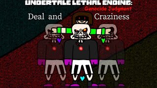 Undertale Lethal Ending Genocide Judgement  Phase 3 Deal and craziness 1000 sub special 15 [upl. by Sivolc]