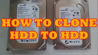 How To Clone HDD to HDD [upl. by Omle]