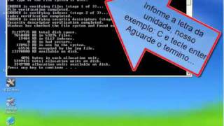 Utilizando Chkdsk do Hirens Boot CD [upl. by Demona353]