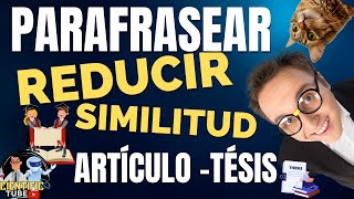 💥PARAFRASEAR TEXTOS GRATIS ONLINNE 🧑‍💻sin programas TESIS ARTICULOS  ENSAYOS [upl. by Sommers11]