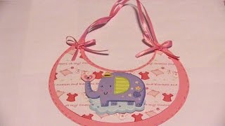 Invitaciones para Baby Shower Babero [upl. by Sigler928]