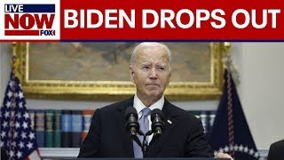 BREAKING Biden drops out of 2024 presidential race  LiveNOW from FOX [upl. by Adianes880]