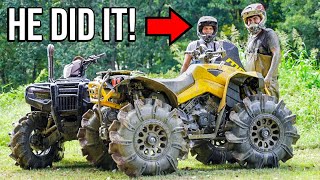 Julius BROKE The CANAM RENEGADE BIG JUMP [upl. by Salisbury]