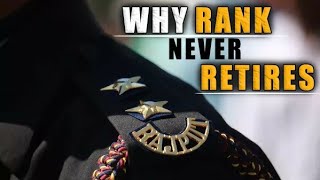 Why Army Officers are authorized to carry their rank even after Retirement [upl. by Aldous]