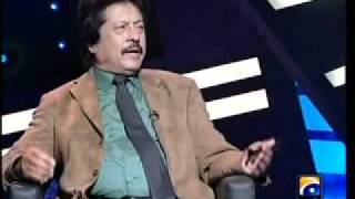 Attaullah in umer sharif show 1 [upl. by Ordnagela]