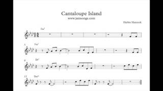 Jam  Track  Cantaloupe Island Solo [upl. by Nnylsor]