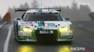 Audi R8 LMS GT3 NLS VLN 1 Lauf 2016 Basseng Scheider Rockenfeller racemediatv Onboard Classix [upl. by Nhtanhoj403]