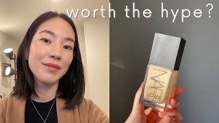 NARS light reflecting foundation review  3day wear test  worth the hype or pass [upl. by Laden]