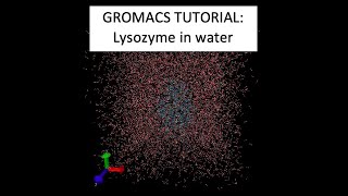 GROMACS Tutorial 1 Lysozyme in water [upl. by Arratoon656]