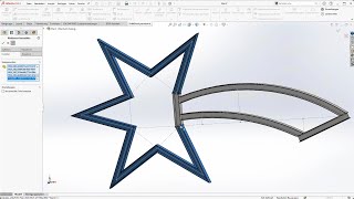 Structural Steel Design with SOLIDWORKS  SolidSteel parametric  quotShooting Starsquot  Teaser 9 [upl. by Samantha]