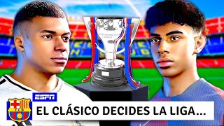 Beat Real Madrid  Win La Liga 🏆  Barcelona Career S2E6 [upl. by Adnowat]