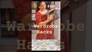 0 COST WARDROBE ORGANISATION HACKS wardrobe organization hack kabadsejugad diy ytshorts yt [upl. by Giamo829]