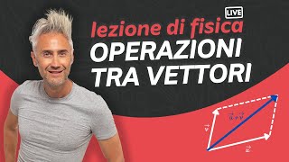 come preparare uninterrogazione o compito di fisica sulle OPERAZIONI TRA VETTORI [upl. by Namilus]