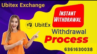 UBITEX EXCHANGE WITHDRAWAL PROCESS IN KANNADA DAILY 0508 STAKING INCOME DAILY WITHDRAWAL [upl. by Norm]