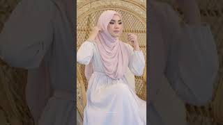 Shawl Labuh Tutorial Style Simple – QotrunNada shawltutorial tudungshawl [upl. by Dasya980]