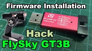 FlySky GT3B GT3C  GTX3 Firmware Flash Install Hack  Cheap USB Programmer [upl. by Nivek]