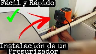 Instalación de un presurizador para lavadora  Dani Plumber [upl. by Alejandro]