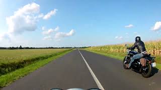 Suzuki M800 Intruder and Kawaski Mean Streak 1500 acceleration [upl. by Nylarahs]