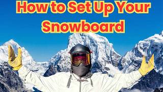 How to Set Up Your Snowboard  Static Indoor Snowboarding [upl. by Eikcor948]