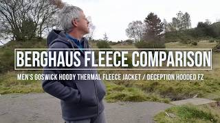 Berghaus Fleece Comparison  Deception FZ  Goswick [upl. by Ellebasi]