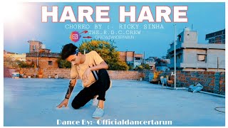 Hare hare hare hm to dil se hare Dance videoDance cover by officialdancertarun Therdccrew [upl. by Tyrrell]