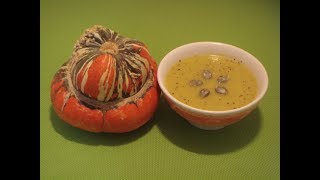 Turban Squash Recipe Turban Squash Soup [upl. by Ahsinotna770]